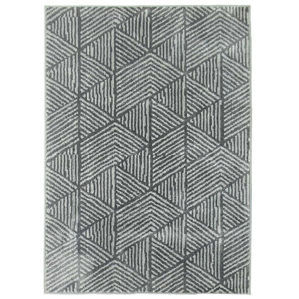 Dark Grey Washable Living Room Rug – 150 x 80 cm