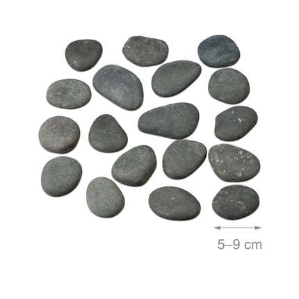 Dark gray stones for painting