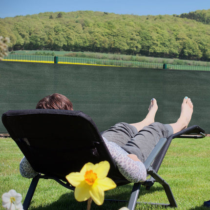 Dark green garden screen 1.8 m high