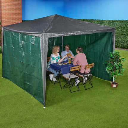 Dark green pavilion side panels - set of 3