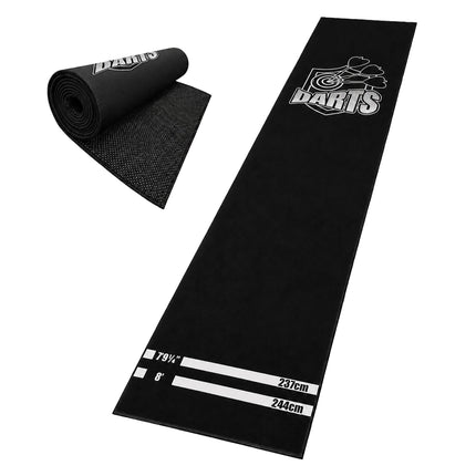 Dart Mat with Oche Line, 60x260 cm, Non-Slip