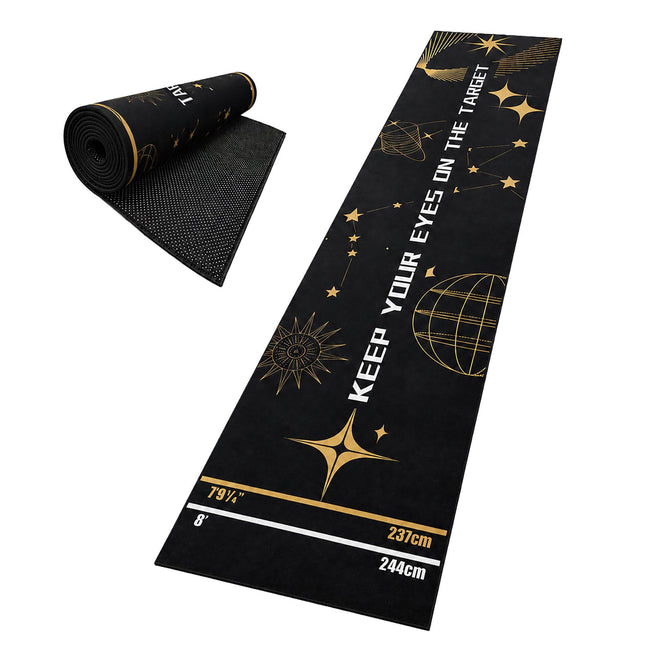 Dart Mat with Oche Line, 60x260 cm, Non-Slip