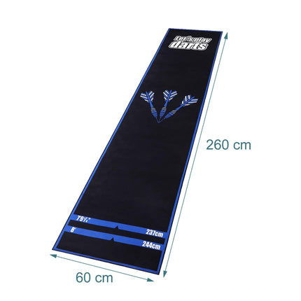 Dart Mat with Official Oche Line, 60 x 260 cm