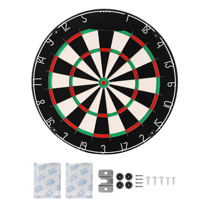 Dartboard, Self-Healing Sisal, Staple-Free Bullseye, 450mm