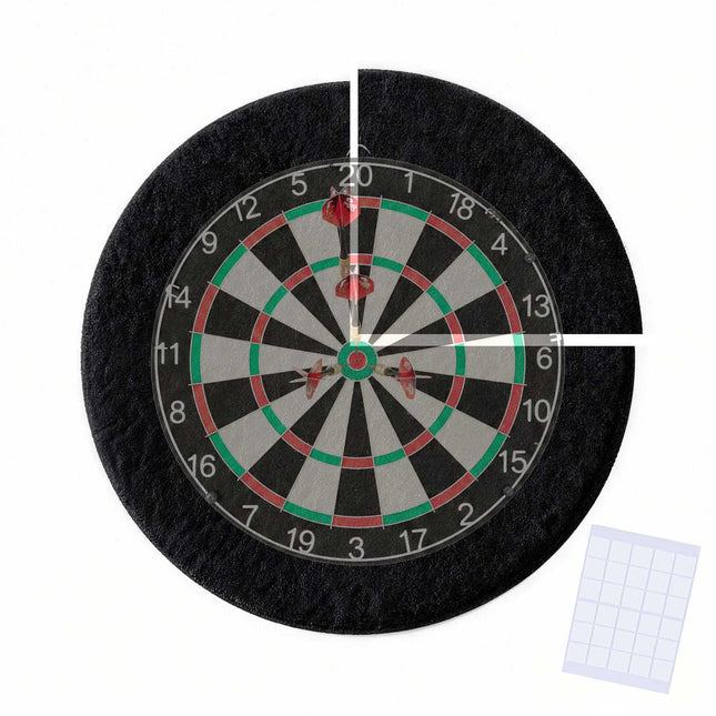 Dartbordomlijsting, 4-delig vilt, geluidsdemping