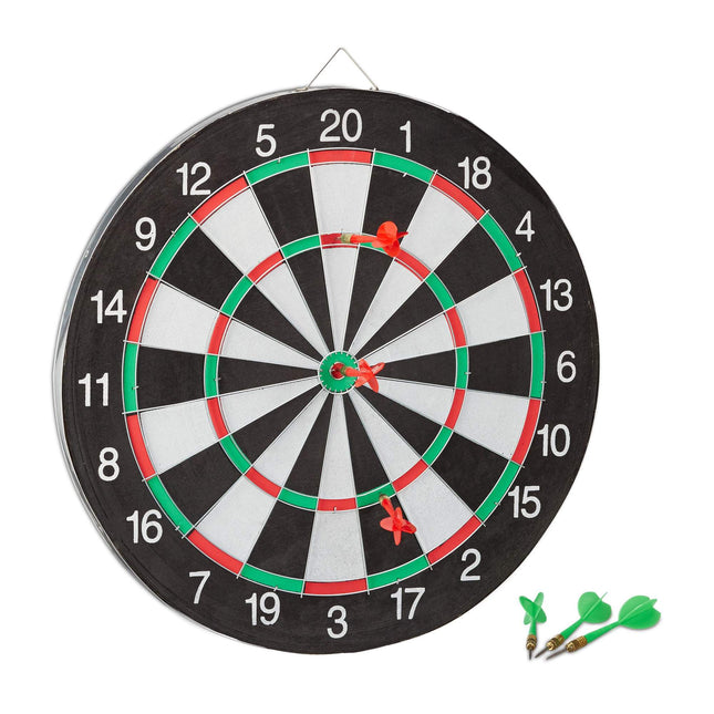 Dartbord X2 met pijlen