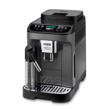 De'Longhi Magnifica Evo Milk Espresso Machine, 10 Drinks, Black/Graphite, 15 Bar