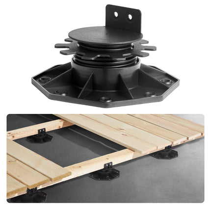 Deck Blocks 24 Pack, Adjustable 1.18–2.36 in, 2000 lb