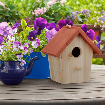 Deco Birdhouse Orange Roof