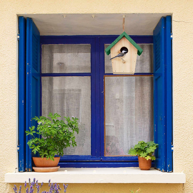 Deco birdhouse green roof