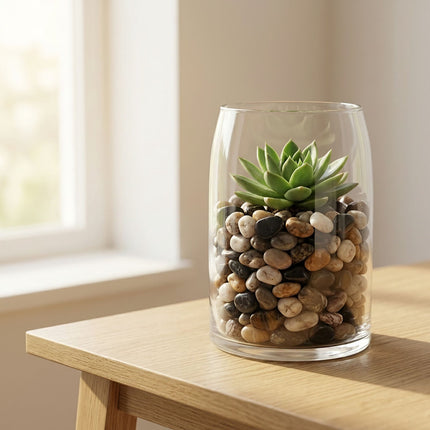 Decorative Mixed River Pebbles, 2kg – Natural Stone 20–40mm