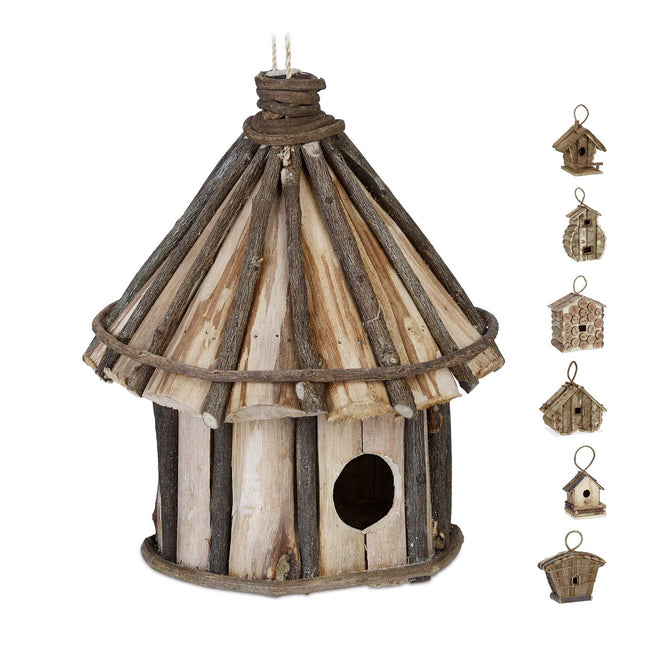 Decorative bird house in various designs