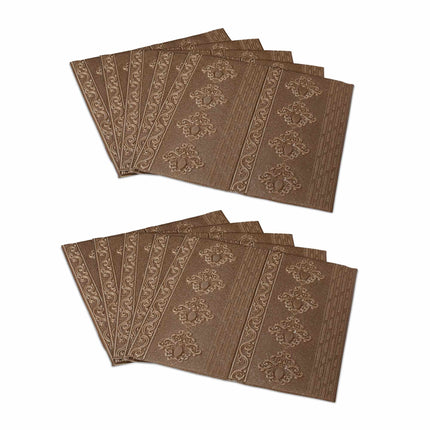Decorative plastic baroque set of 10