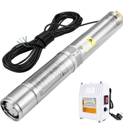 Deep Well Submersible Pump, 1100W, 57 m Head, IP68