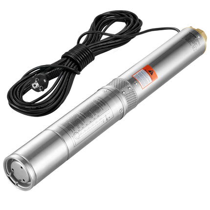 Deep Well Submersible Pump, 370W 230V, 50m Head