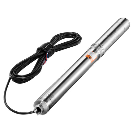 Deep Well Submersible Pump, 550W 230V, 65 L/min, Stainless Steel