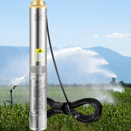 Deep Well Submersible Pump 750W, 105L/min, 62m Head