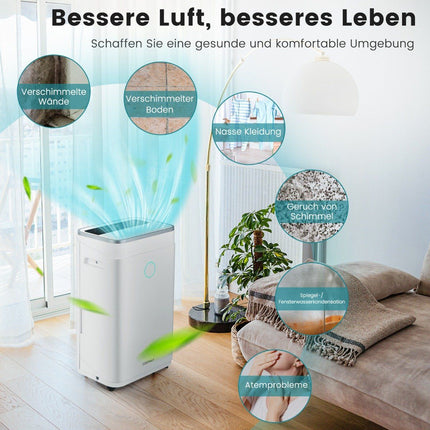 Dehumidifier with 6.5 L water tank for up to 30 - 25 L / day