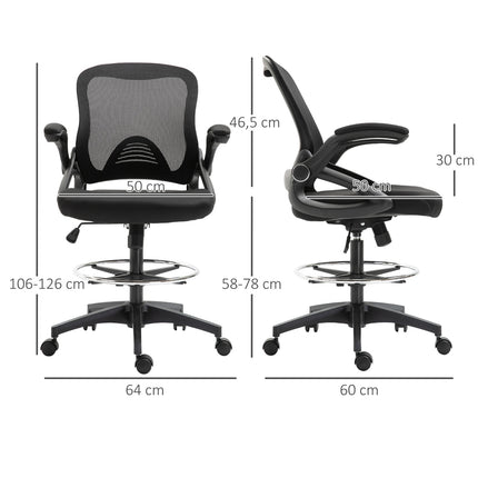 Ergonomic office chair, swivel, mesh, 360°, 120 kg capacity