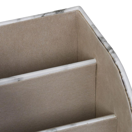 Desk Organiser Marble Look