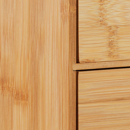 Desk Organizer with 3 Bamboo Drawers