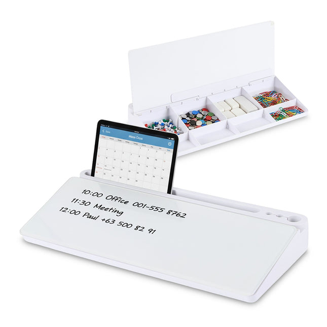 Desk Organizer with 8 Compartments & Memo Board