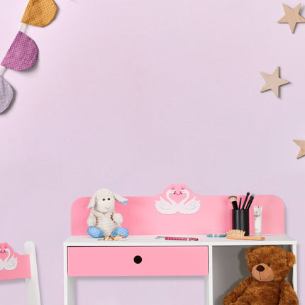 Desk and chair for children Swan