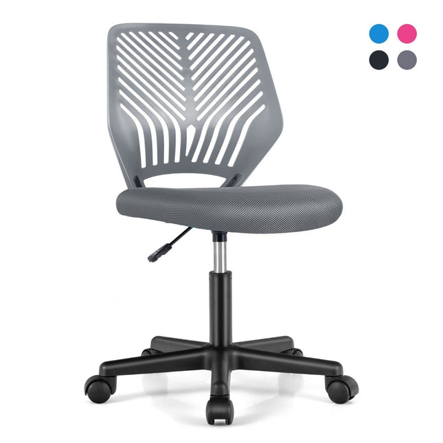 Desk chair for children armless children's desk chair 54 x 54 x 77-89 cm gray