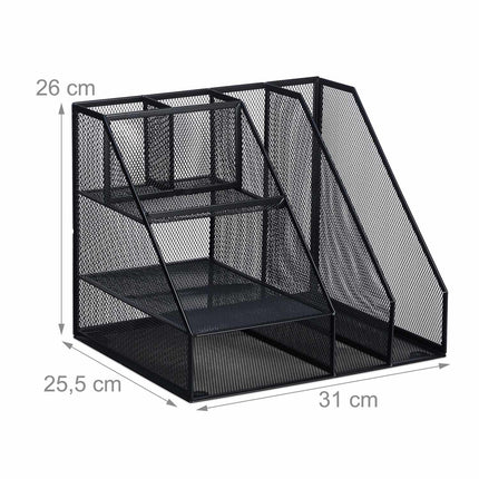 Desk organization 7 metal shelves