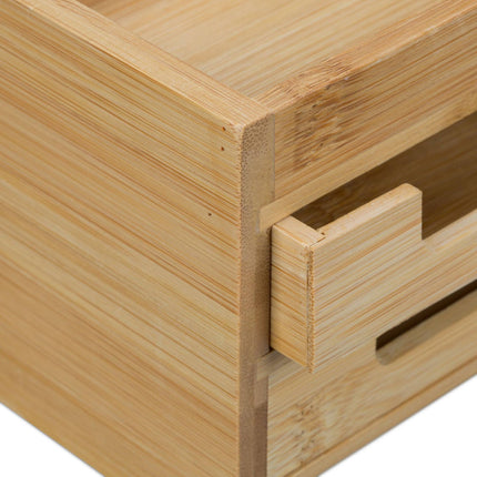 Desk organization in bamboo