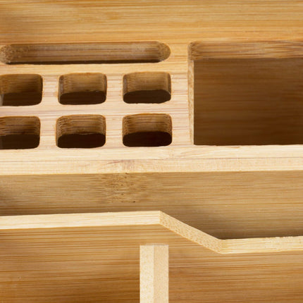 Desk organization in bamboo