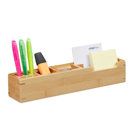 Desk organization in bamboo