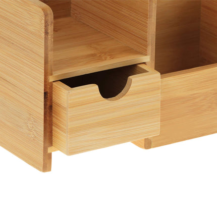 Desk organization in bamboo