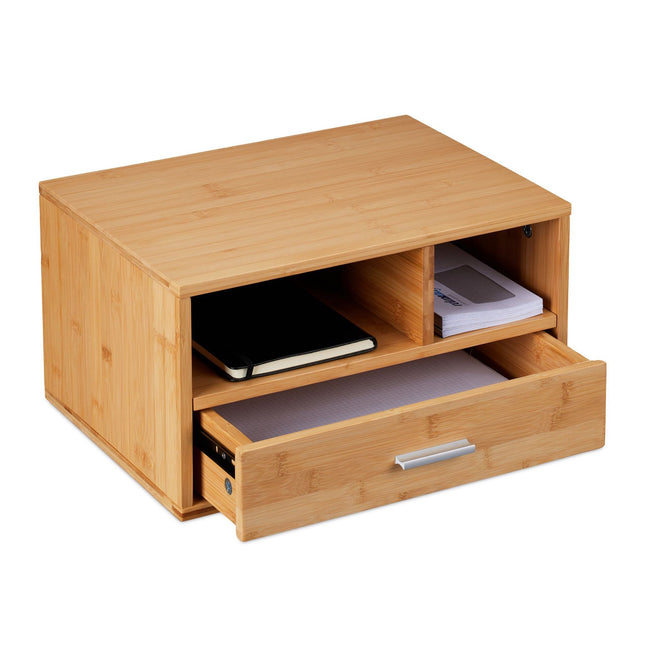 Desk organization with drawer