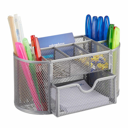 Desk organization with pen holder