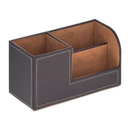 Desk organizer artificial leather
