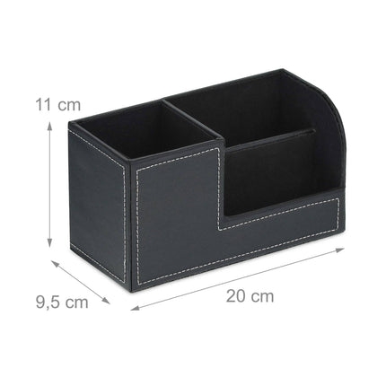 Desk organizer artificial leather