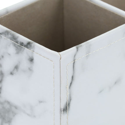 Desk organizer in marble look