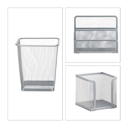 Desk organizer set, 6 parts