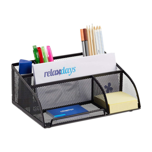 Desk storage in metal