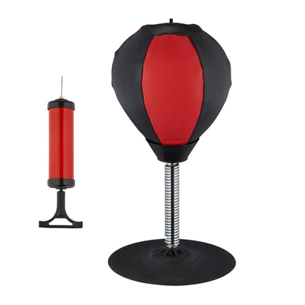 Desktop Punching Bag – Red & Black, Stress Relief Tool