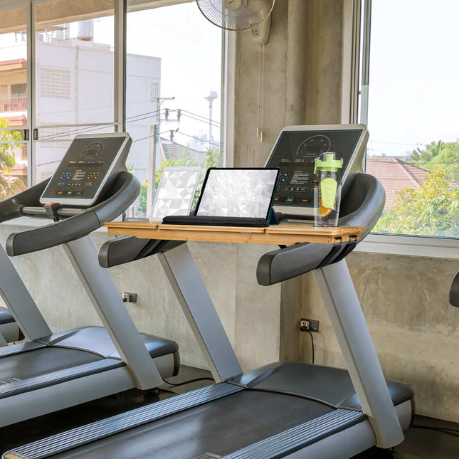 Desk top for treadmill