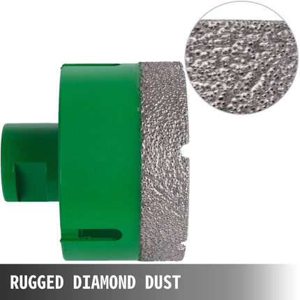 Diamond Hole Saw Set, M14, 20–68 mm, 8-Piece