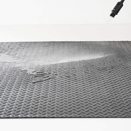Diamond-Plate Rubber Flooring Roll, 3mm 4ft x 10ft