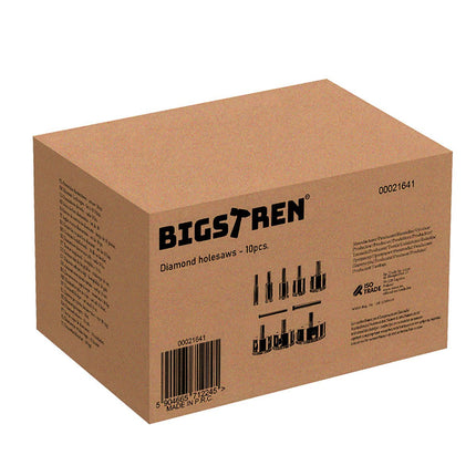 Diamond holesaws - set of 10 pcs. Bigstren 21641