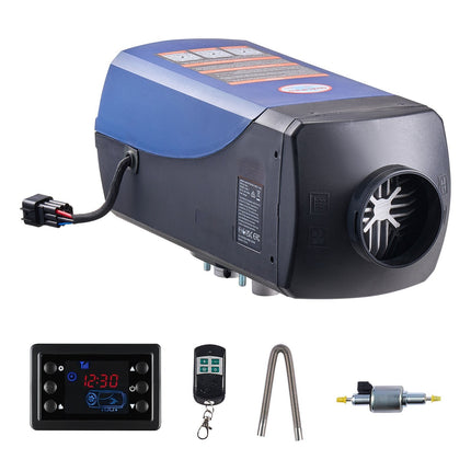Diesel Air Heater 12-24V 5-8KW, Remote, LCD, 10L