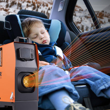 Diesel Air Heater 12V 8KW All-in-One, Bluetooth LCD