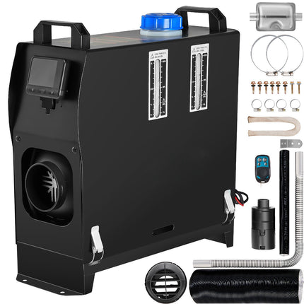 Diesel Air Heater 8KW 12V All-in-One, LCD Remote