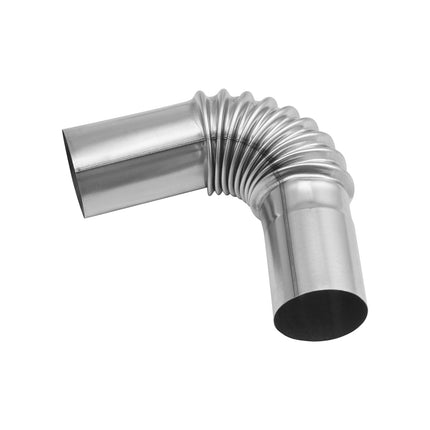 Diesel Heater Exhaust Elbow 25mm, 2pcs, 4 Clamps