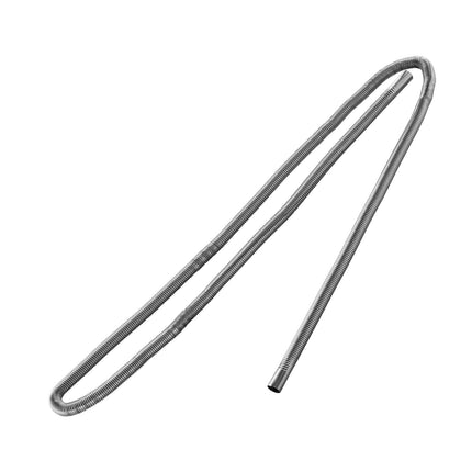 Diesel Heater Exhaust Hose, 3000mm Stainless, 2 Clamps